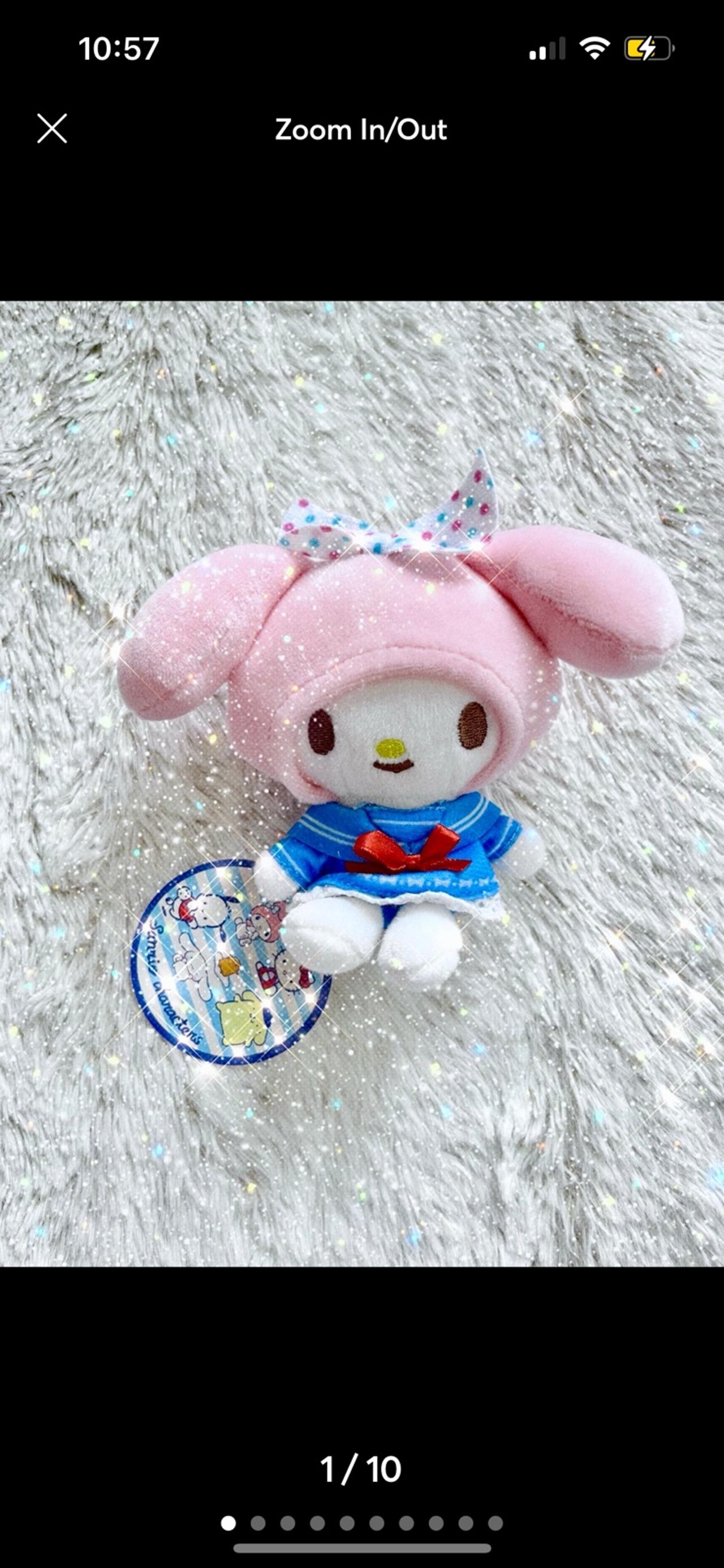 Sanrio My Melody Sanrio Academy Series Plush Keychain NWT READ