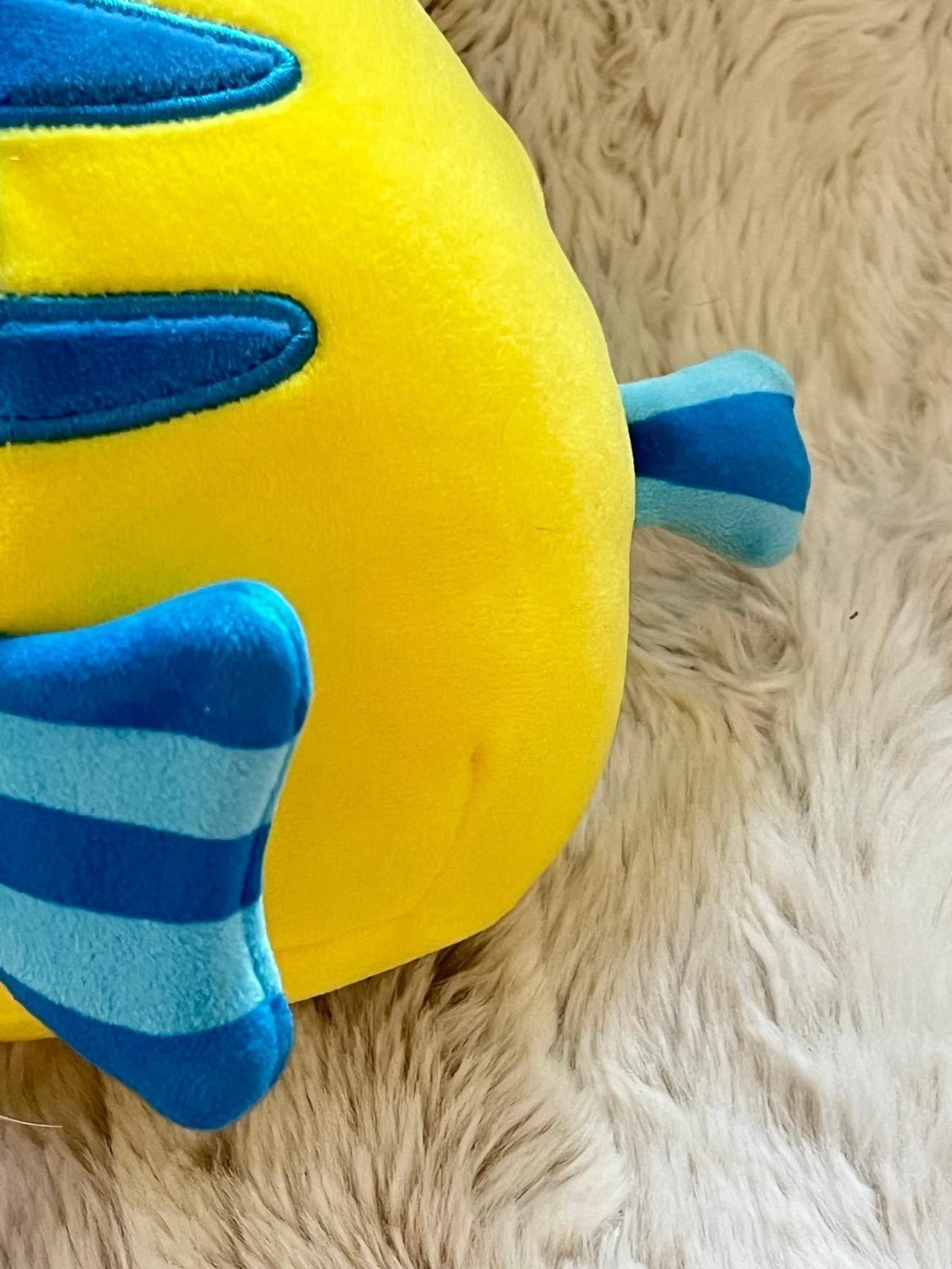 Squishmallow Official Disney Little Mermaid Flounder 8” Plush LNWT READ — image 9