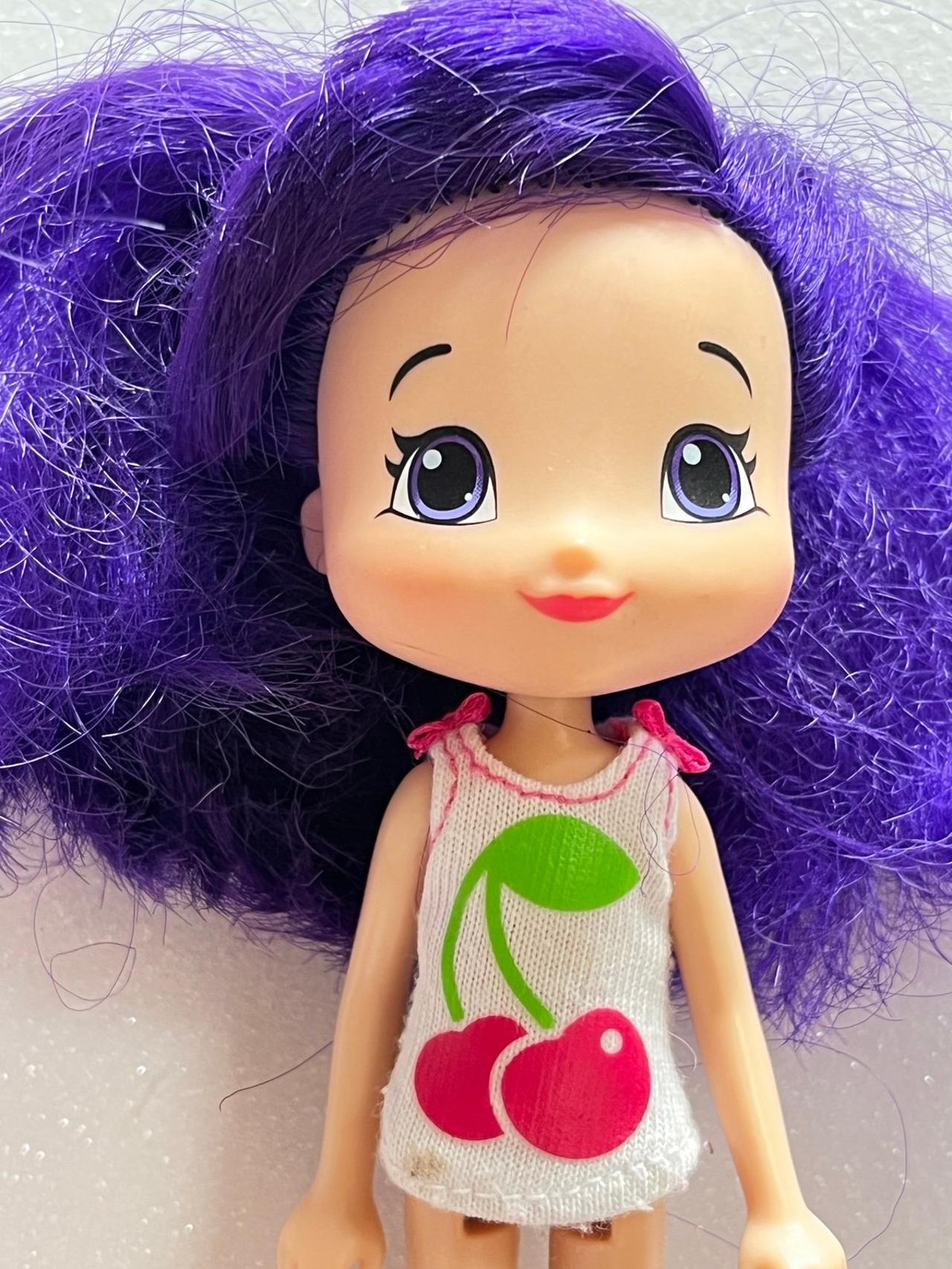 Strawberry Shortcake Toys R Us Berry Best Friend Cherry Jam 5” Doll READ — image 3
