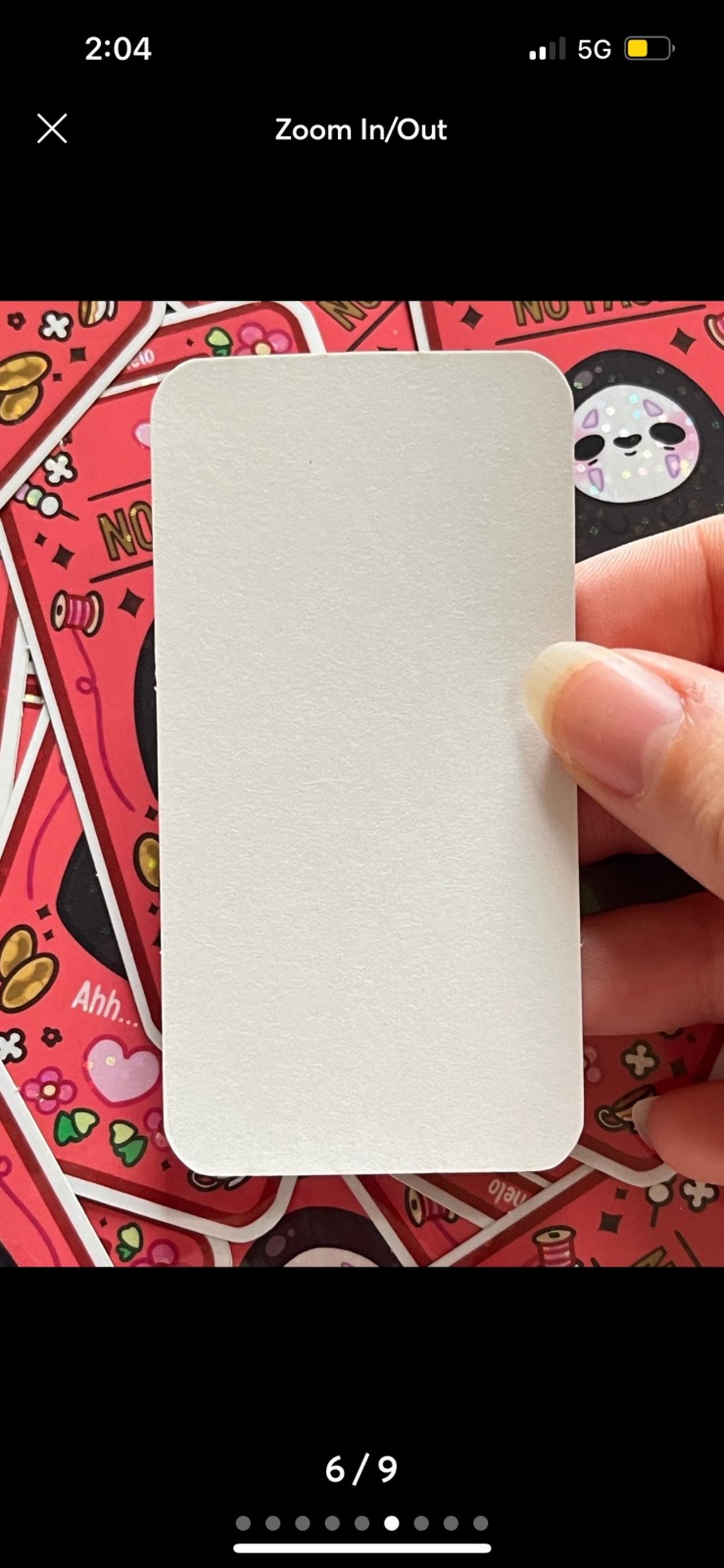 Studio Ghibli FAN MADE Spirited Away No Face Glitter Sticker READ — image 6