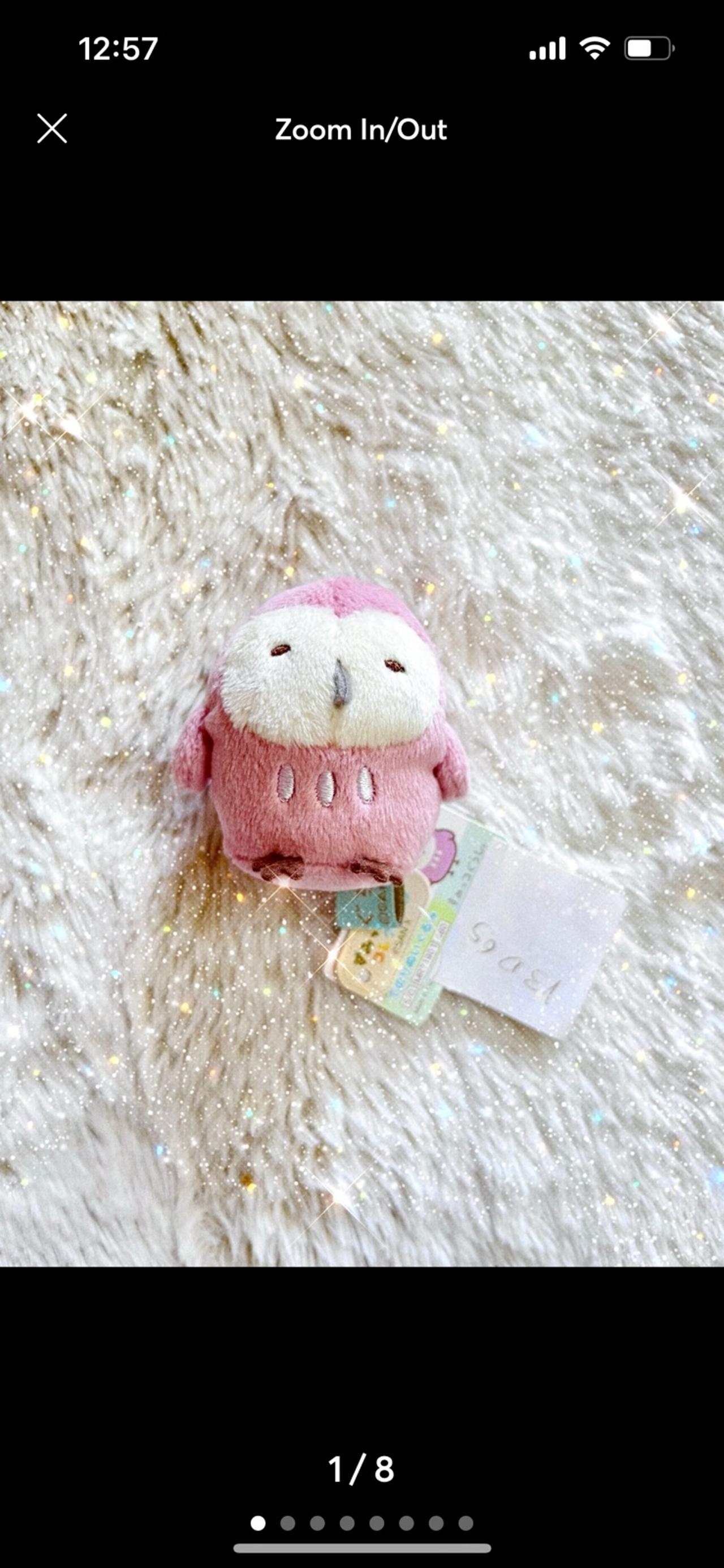 Sumikko Gurashi Tenori Co Stars Fukurou Owl 3-4” Plush LNWT READ
