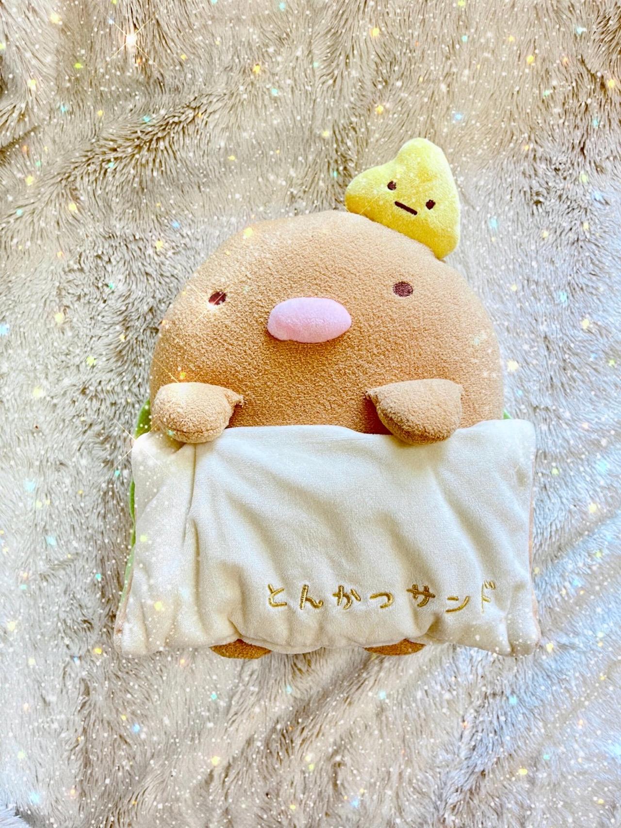 Sumikko Gurashi Tonkatsu Sandwich Plush 12.5-13” LARGE LNWT READ