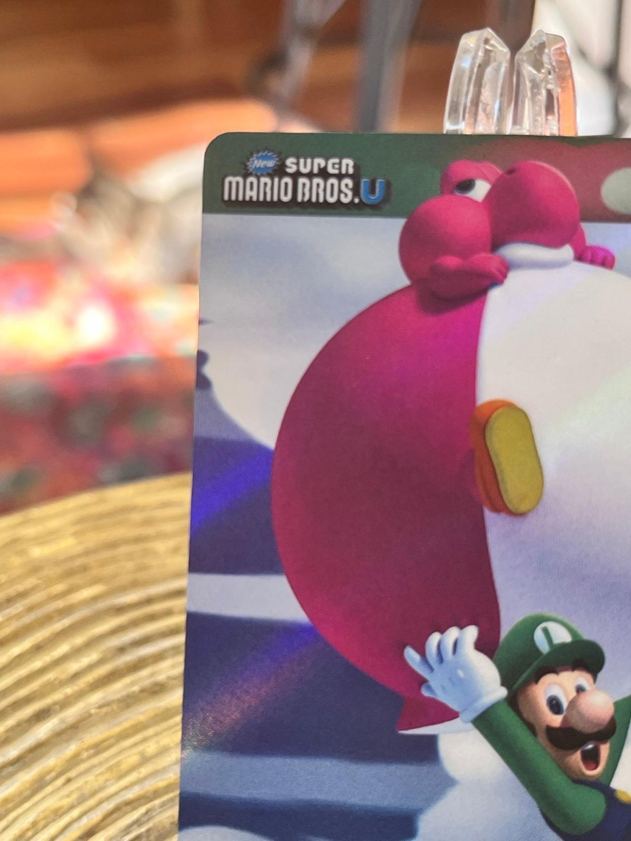 Super Mario Bros 2015 Enterplay Dog Tag Card Balloon Baby Yoshi #11 — image 2