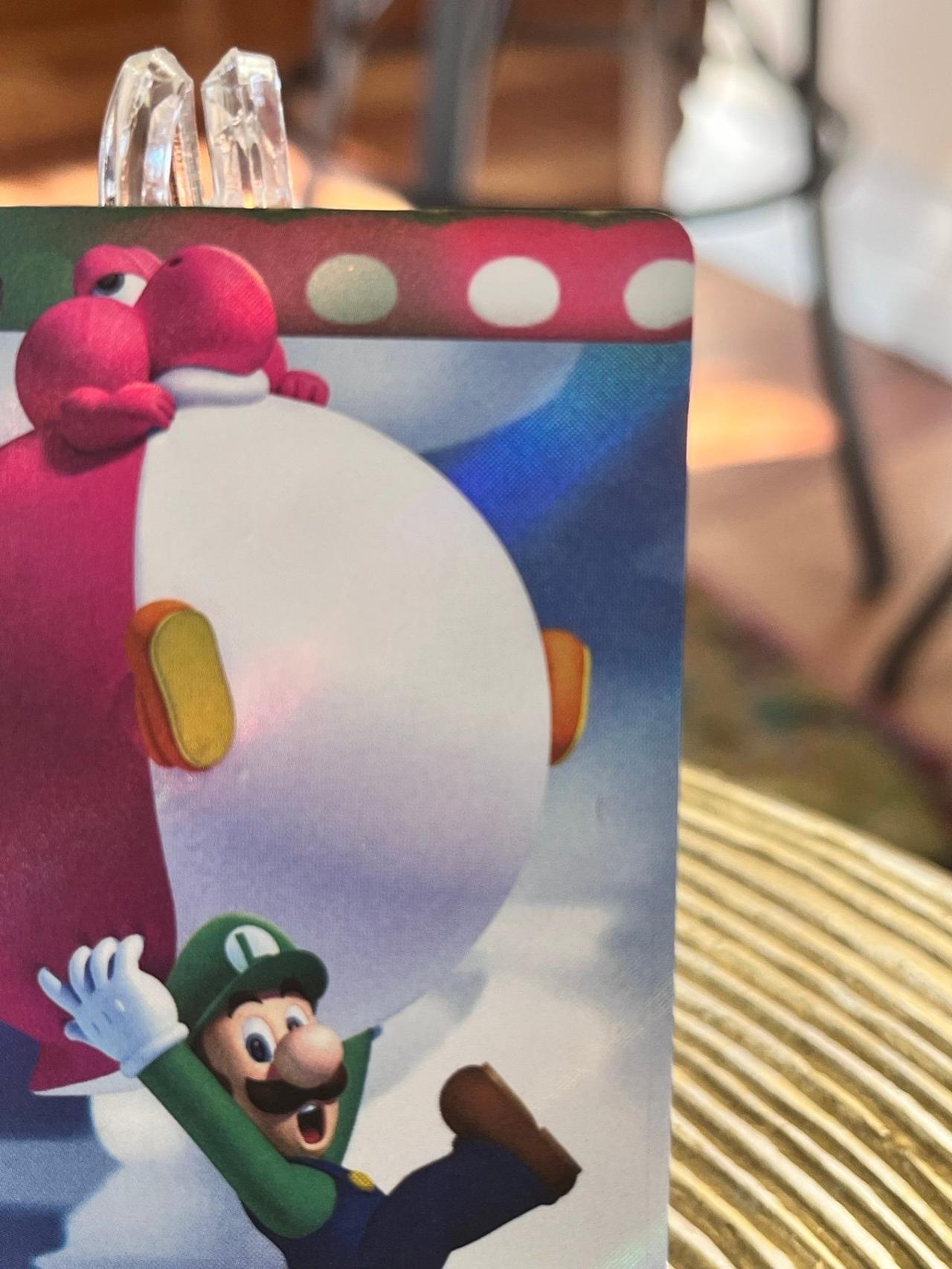 Super Mario Bros 2015 Enterplay Dog Tag Card Balloon Baby Yoshi #11 — image 3