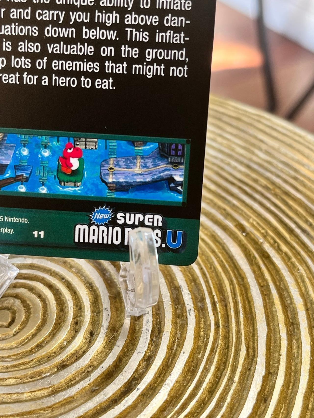 Super Mario Bros 2015 Enterplay Dog Tag Card Balloon Baby Yoshi #11 — image 9