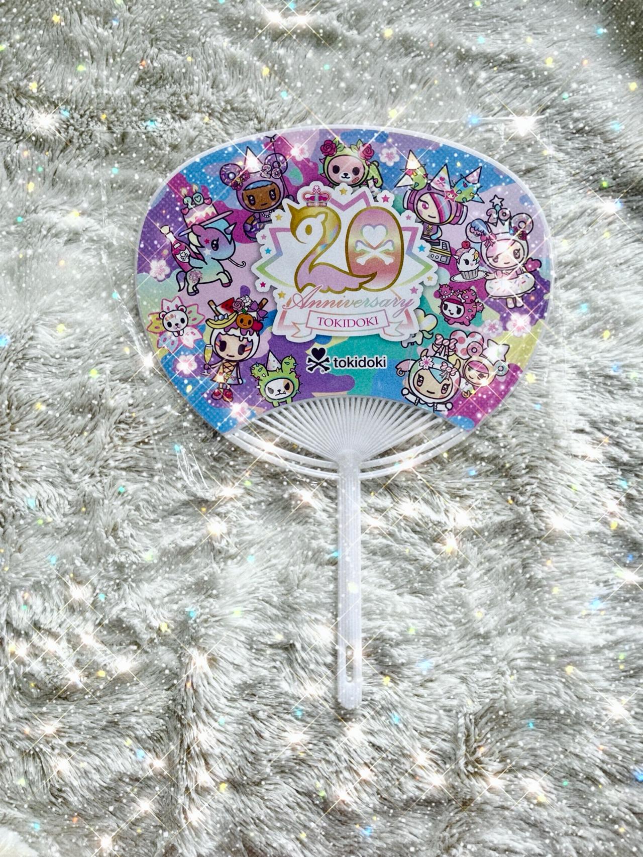 Tokidoki 20th Anniversary Collectible Fan NIP READ