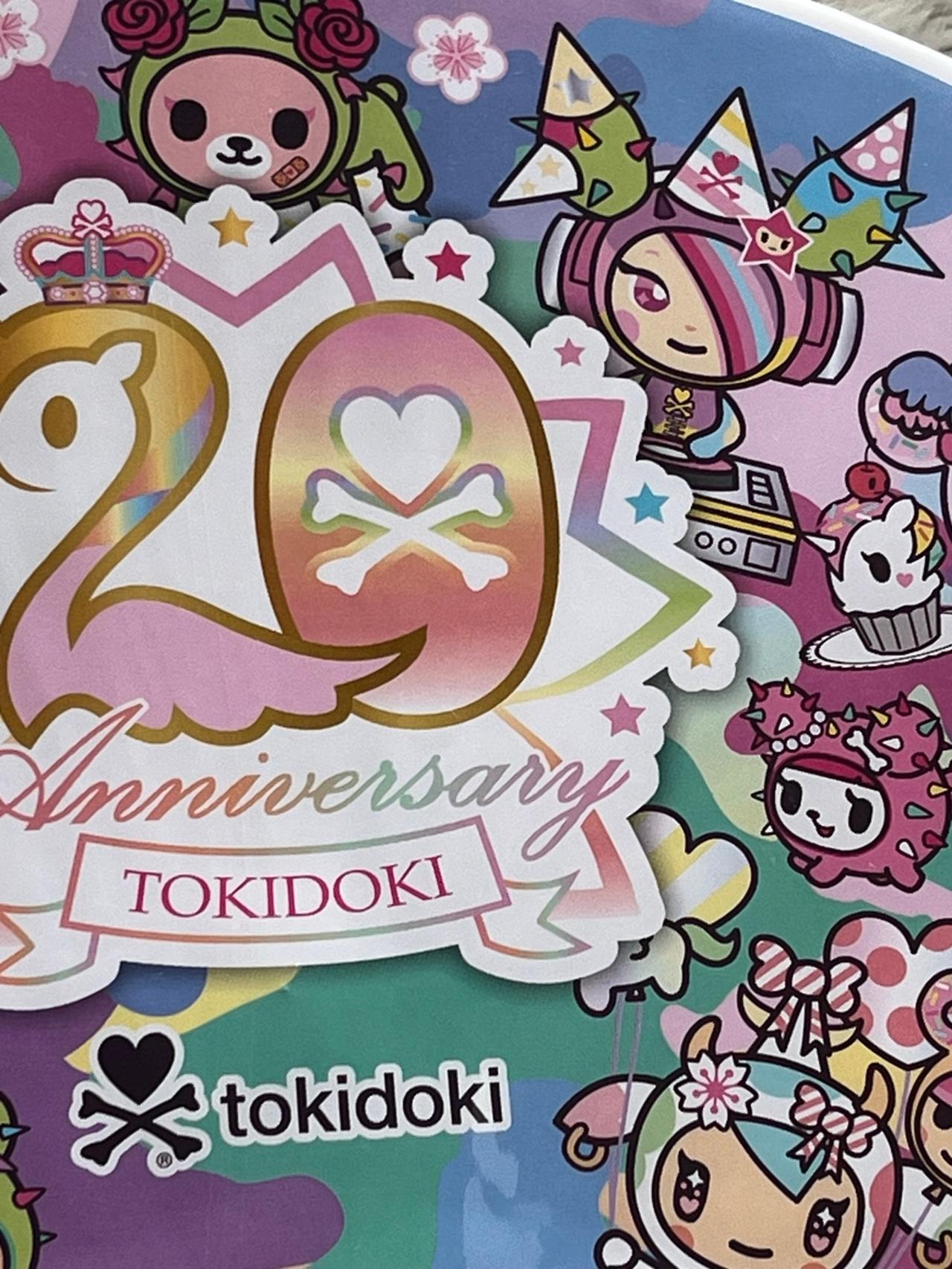 Tokidoki 20th Anniversary Collectible Fan NIP READ — image 2