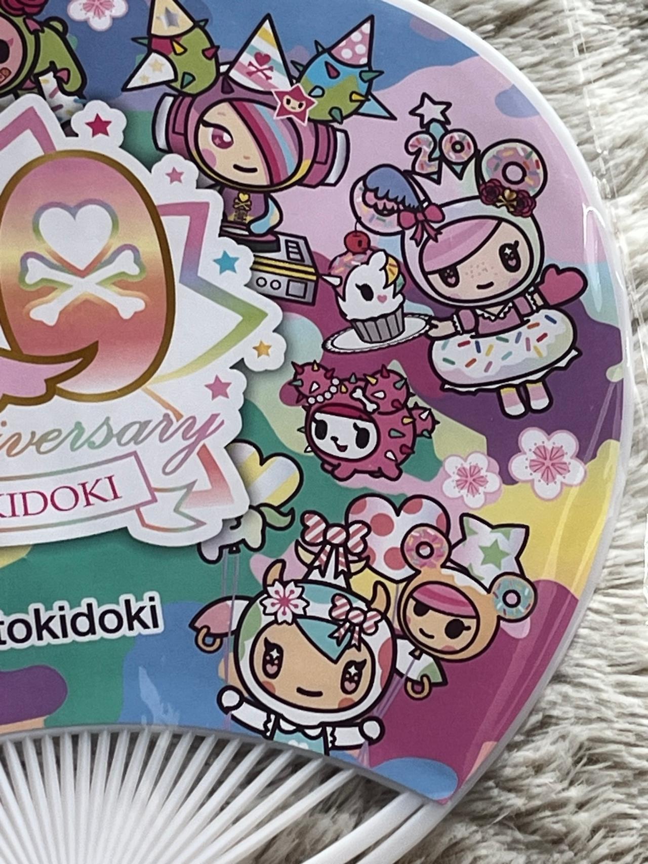 Tokidoki 20th Anniversary Collectible Fan NIP READ — image 4