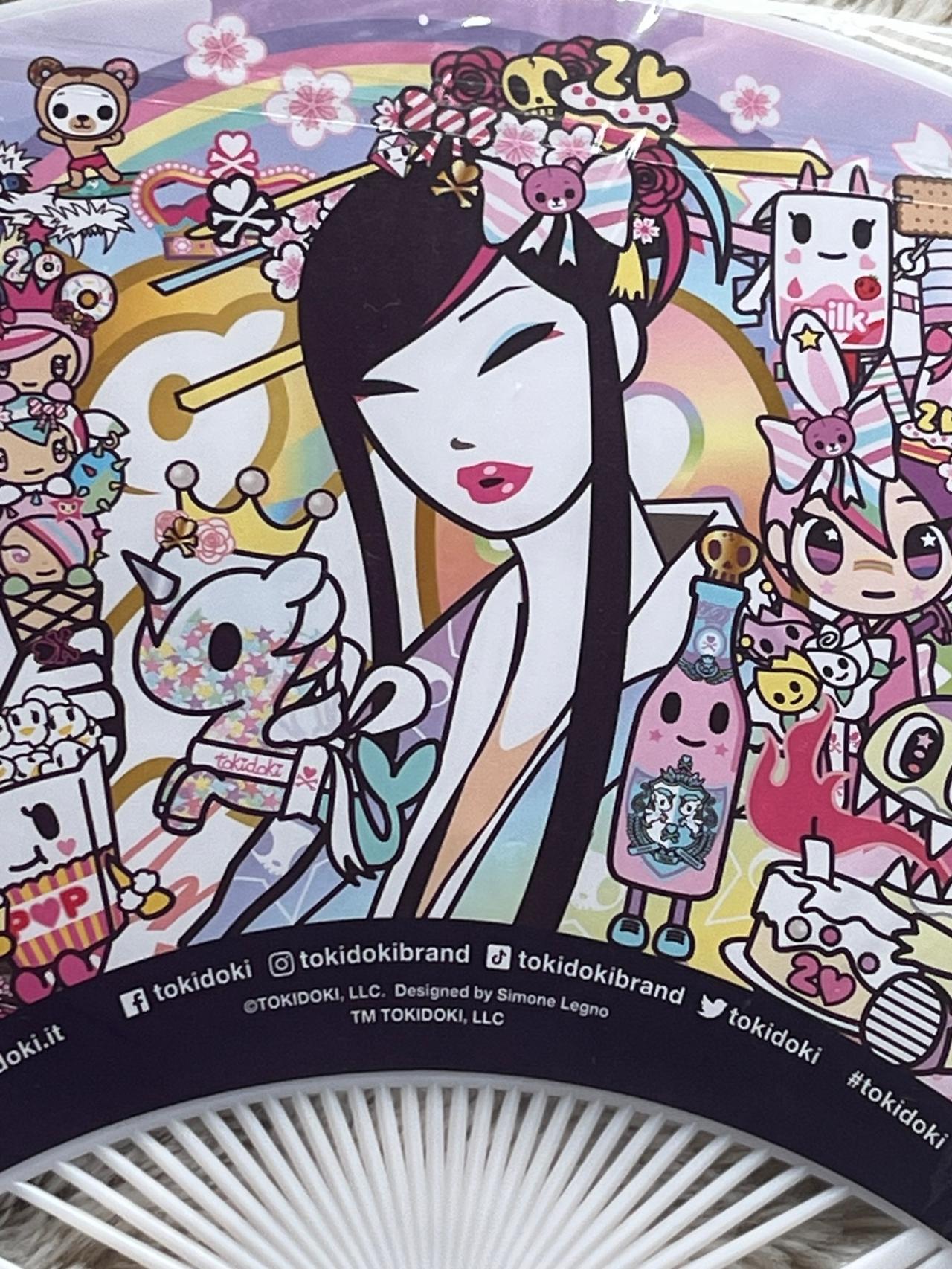 Tokidoki 20th Anniversary Collectible Fan NIP READ — image 8