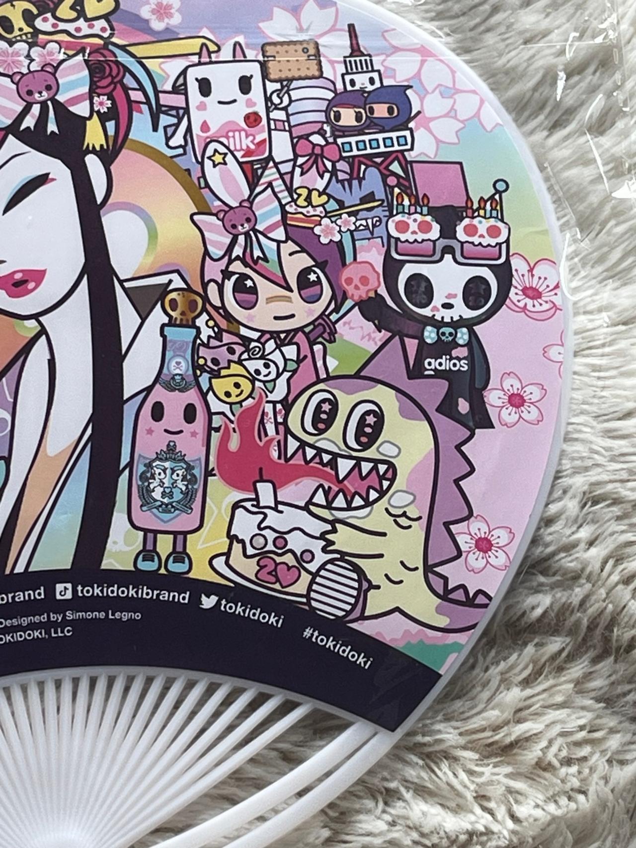 Tokidoki 20th Anniversary Collectible Fan NIP READ — image 9