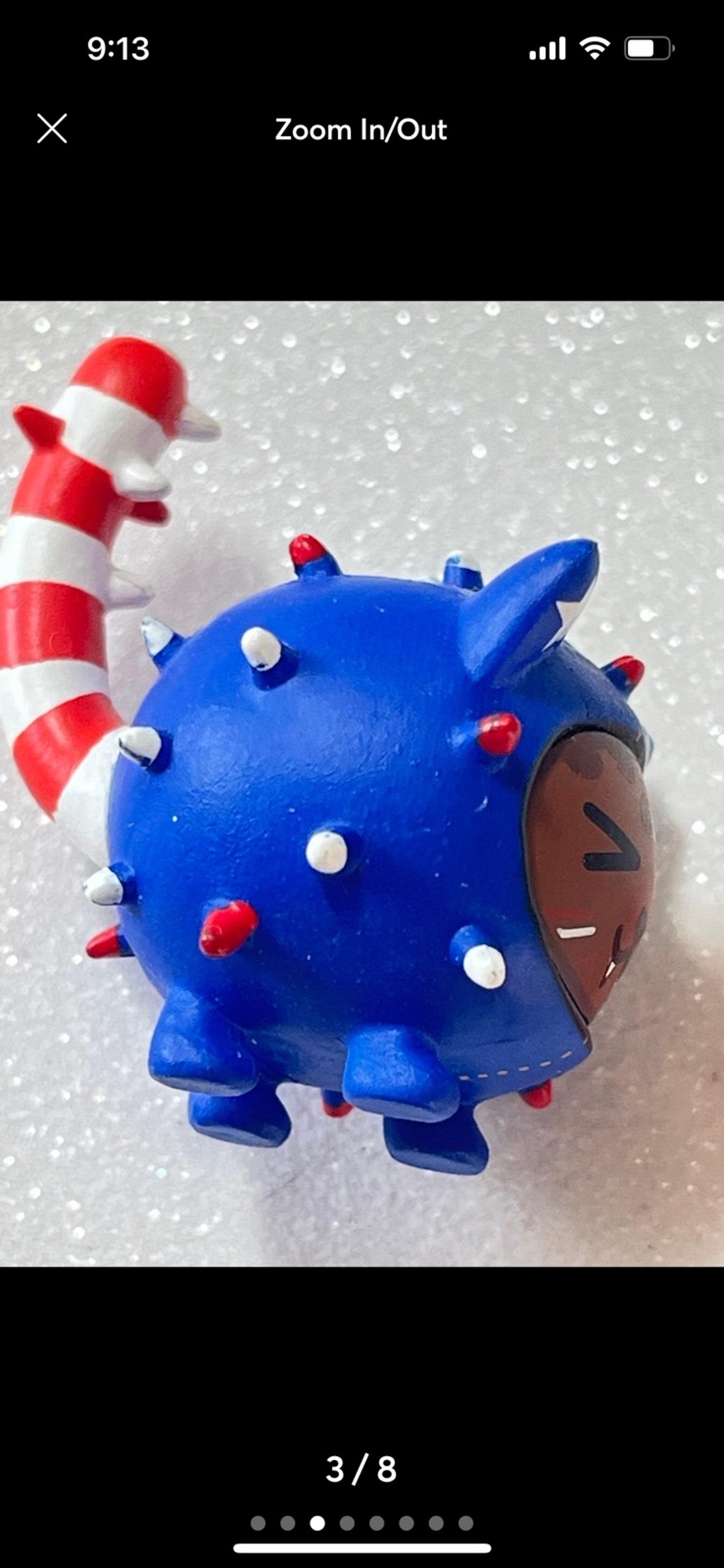 Tokidoki Cactus Kitties Uncle Sam & Burger Figure READ — image 3