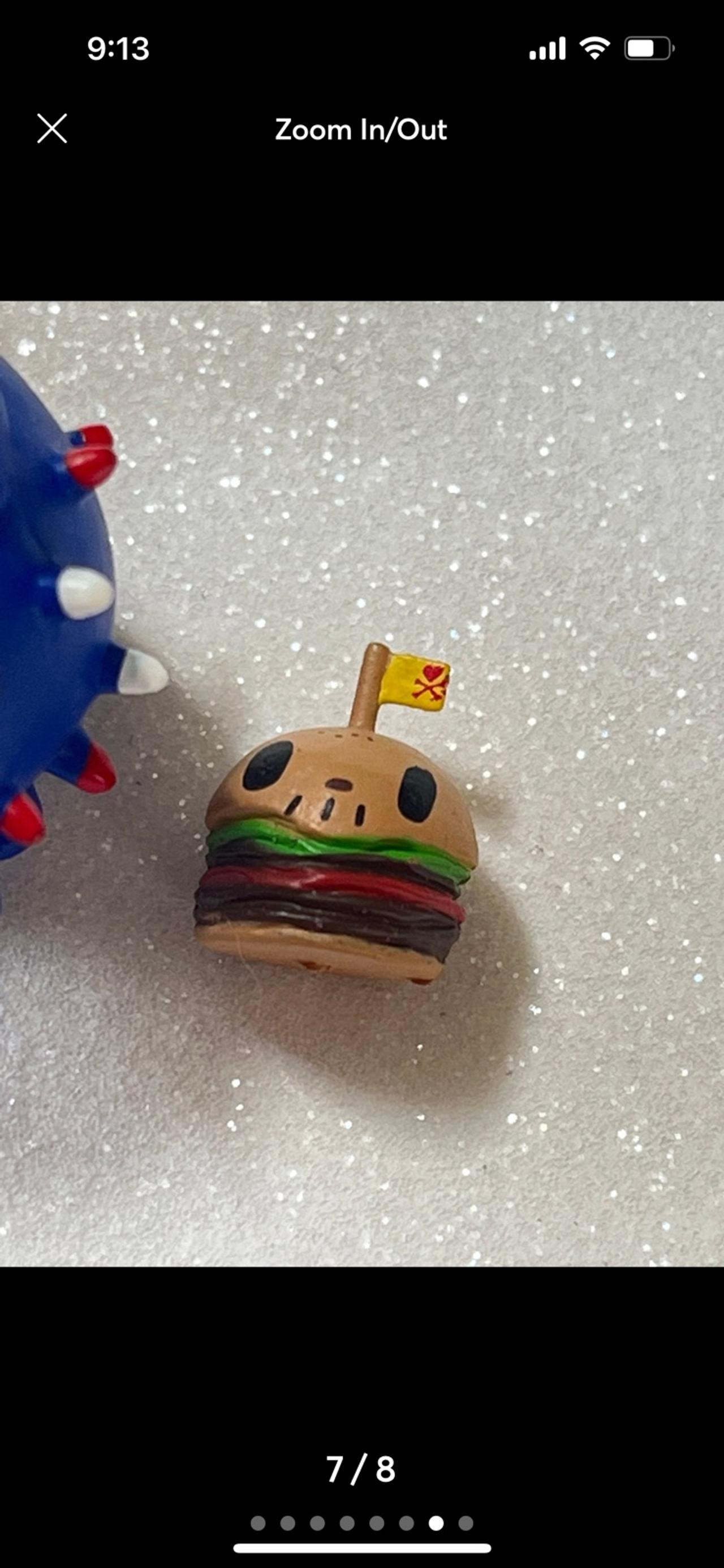 Tokidoki Cactus Kitties Uncle Sam & Burger Figure READ — image 7