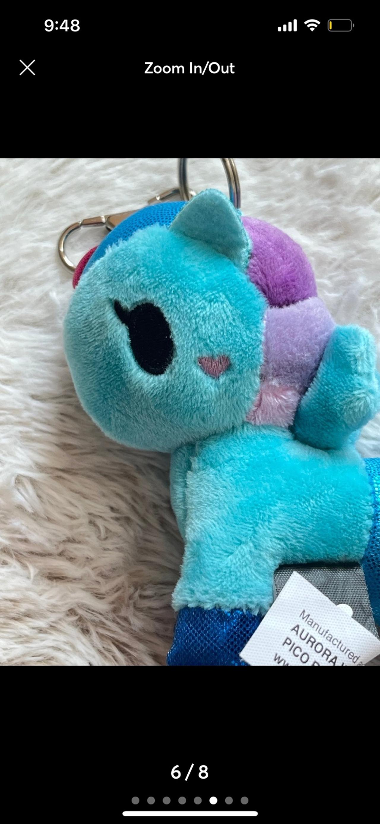 Tokidoki Mermicorno Plush Keychain Bag Clips Marina 4” LNWOP READ — image 6