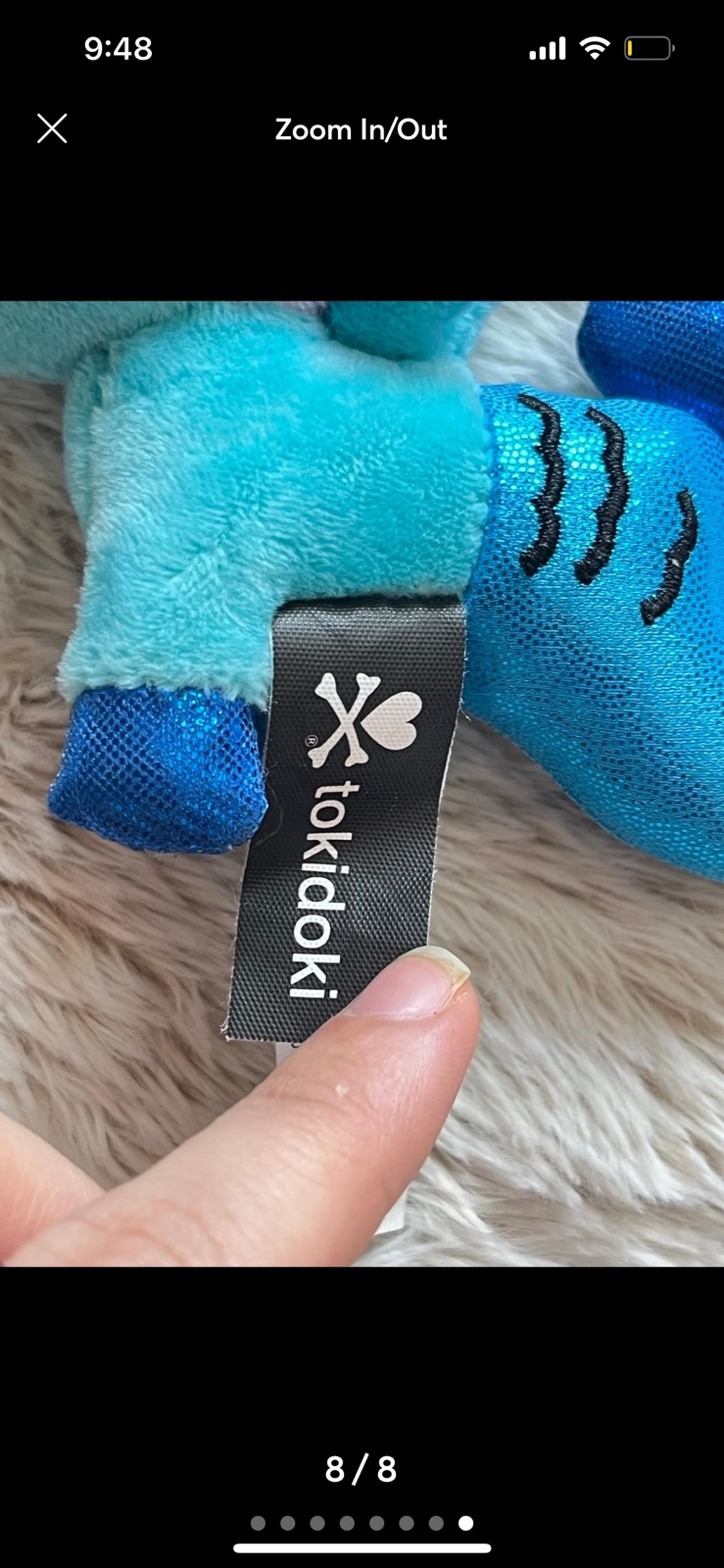 Tokidoki Mermicorno Plush Keychain Bag Clips Marina 4” LNWOP READ — image 8