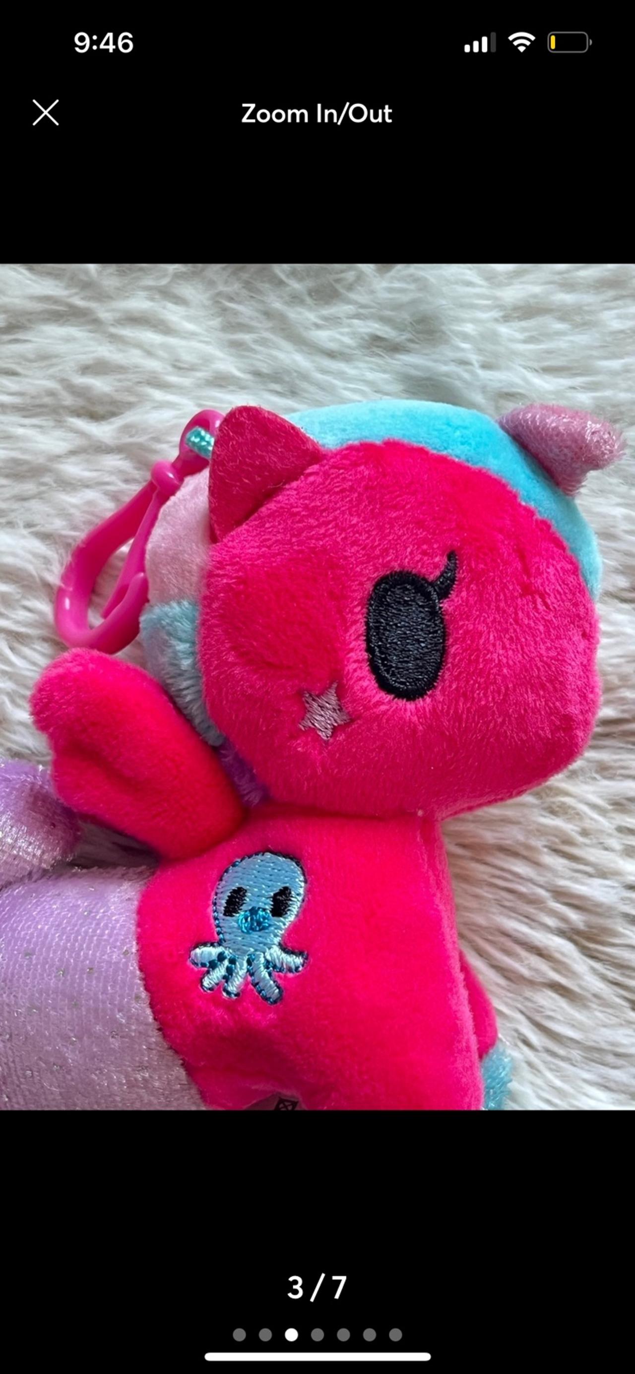 Tokidoki Neon Stars Plush Bag Clip Series 1 Octavia LNWOP READ — image 3