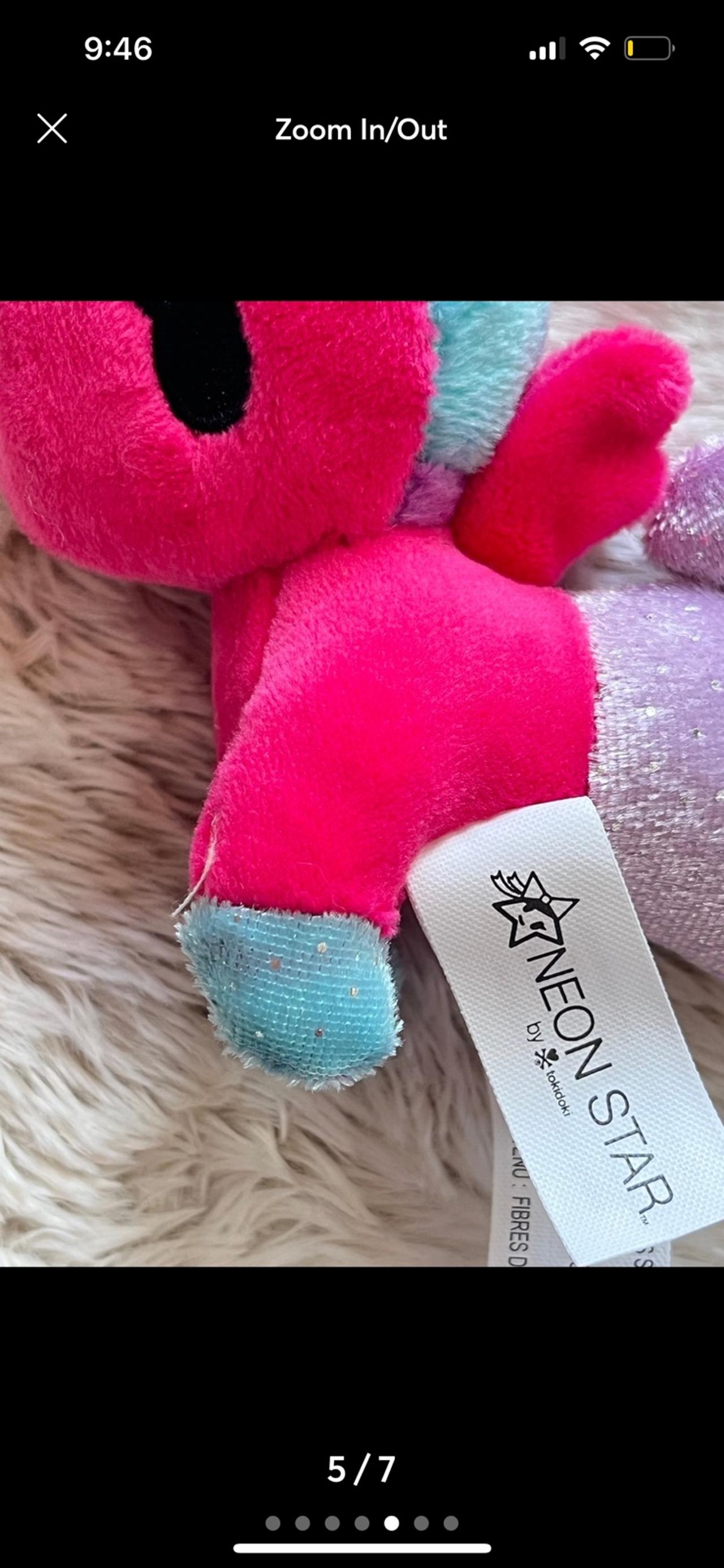 Tokidoki Neon Stars Plush Bag Clip Series 1 Octavia LNWOP READ — image 5