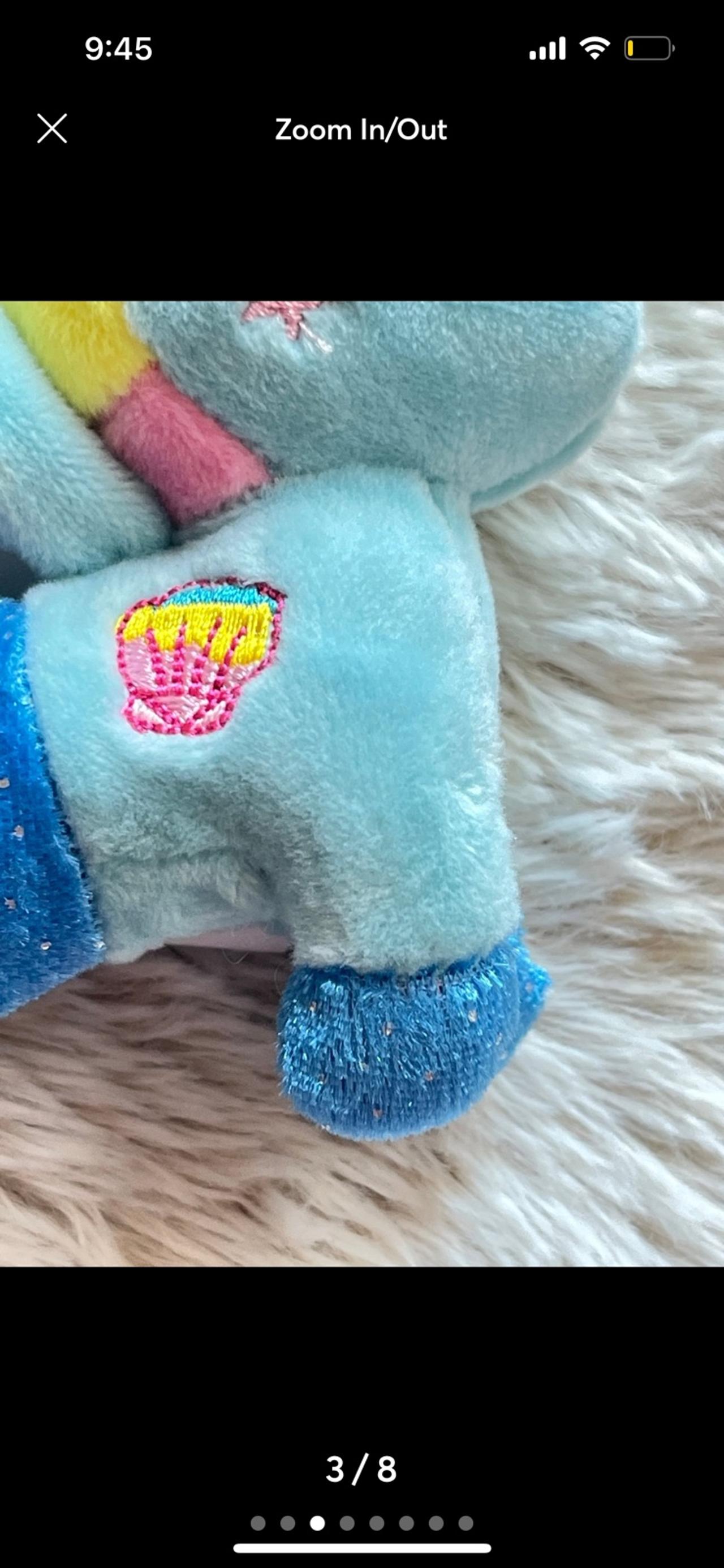 Tokidoki Neon Stars Plush Bag Clip Series 1 Shelly LNWOP READ — image 3