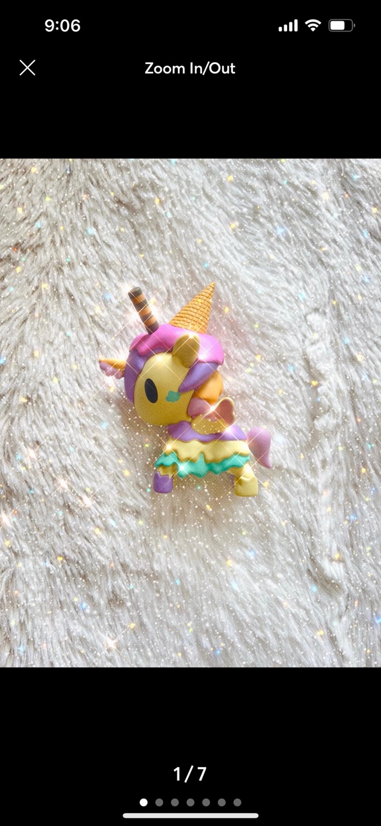 Tokidoki Unicorno Ice Cream Shop Purple Melty Figure READ