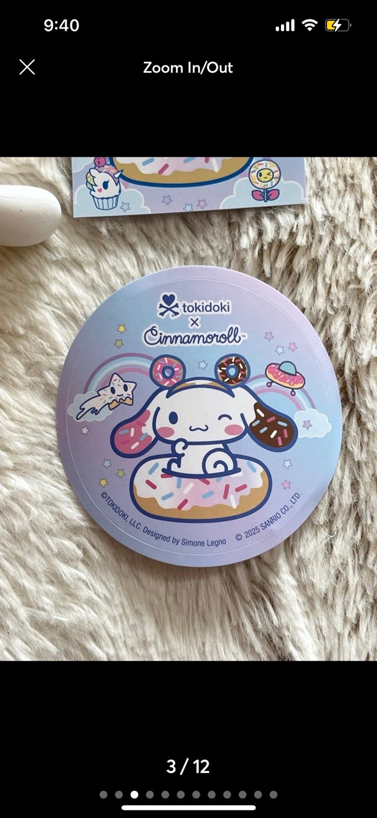 Tokidoki x Cinnamoroll Series 1 Sweet Treats Teddy Freeze Confirmed NEW READ — image 3