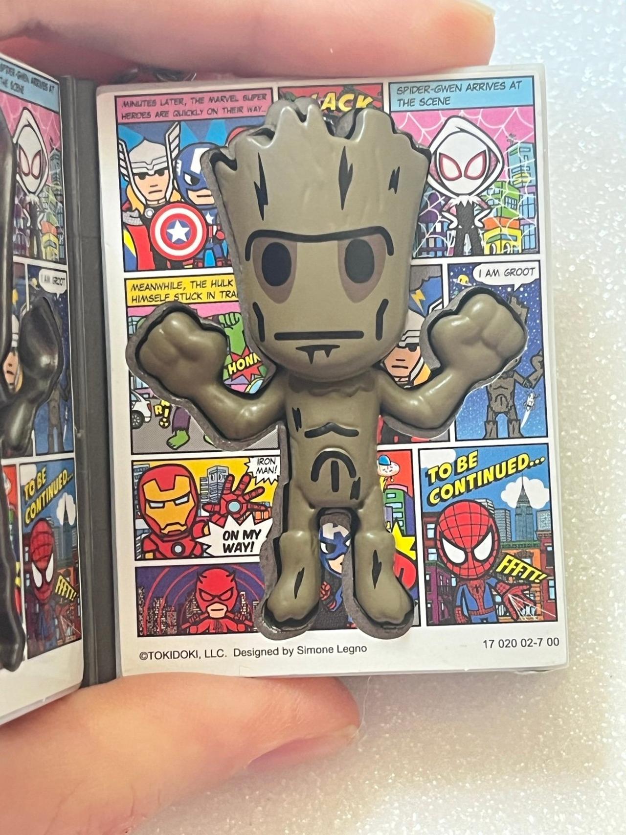 Tokidoki x Marvel Frenzies ft. Groot CHASER Comic Book Keychain READ — image 9