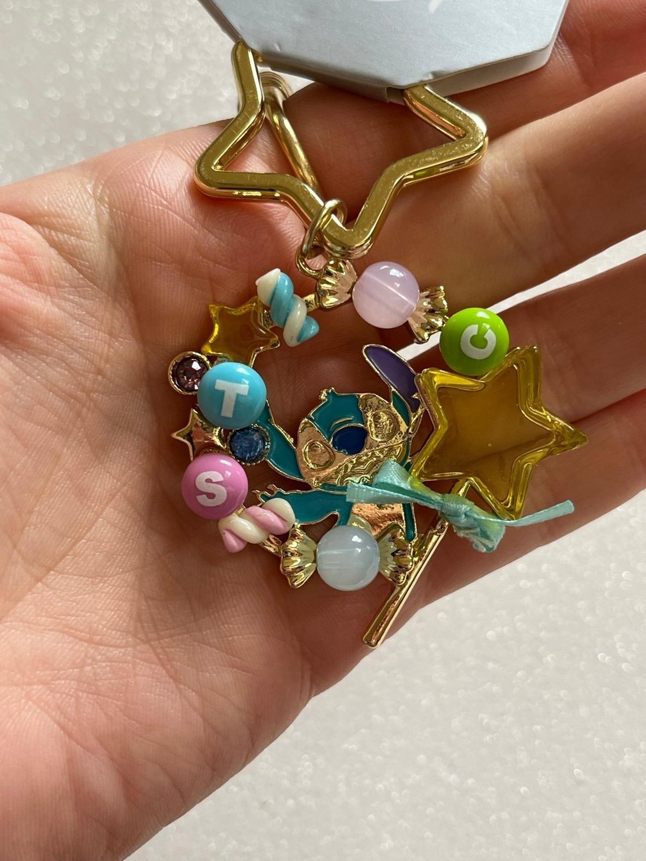 Tokyo Disney Land Stitch Gold Metal Keychain LNWT READ — image 7