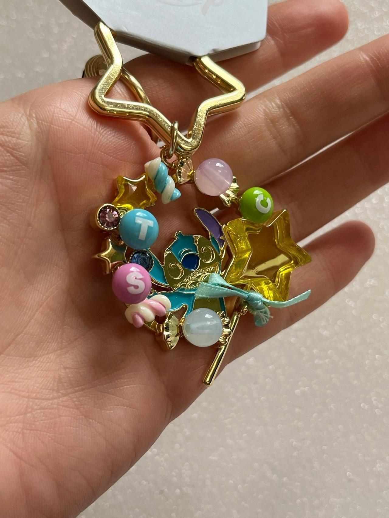 Tokyo Disney Land Stitch Gold Metal Keychain LNWT READ — image 9