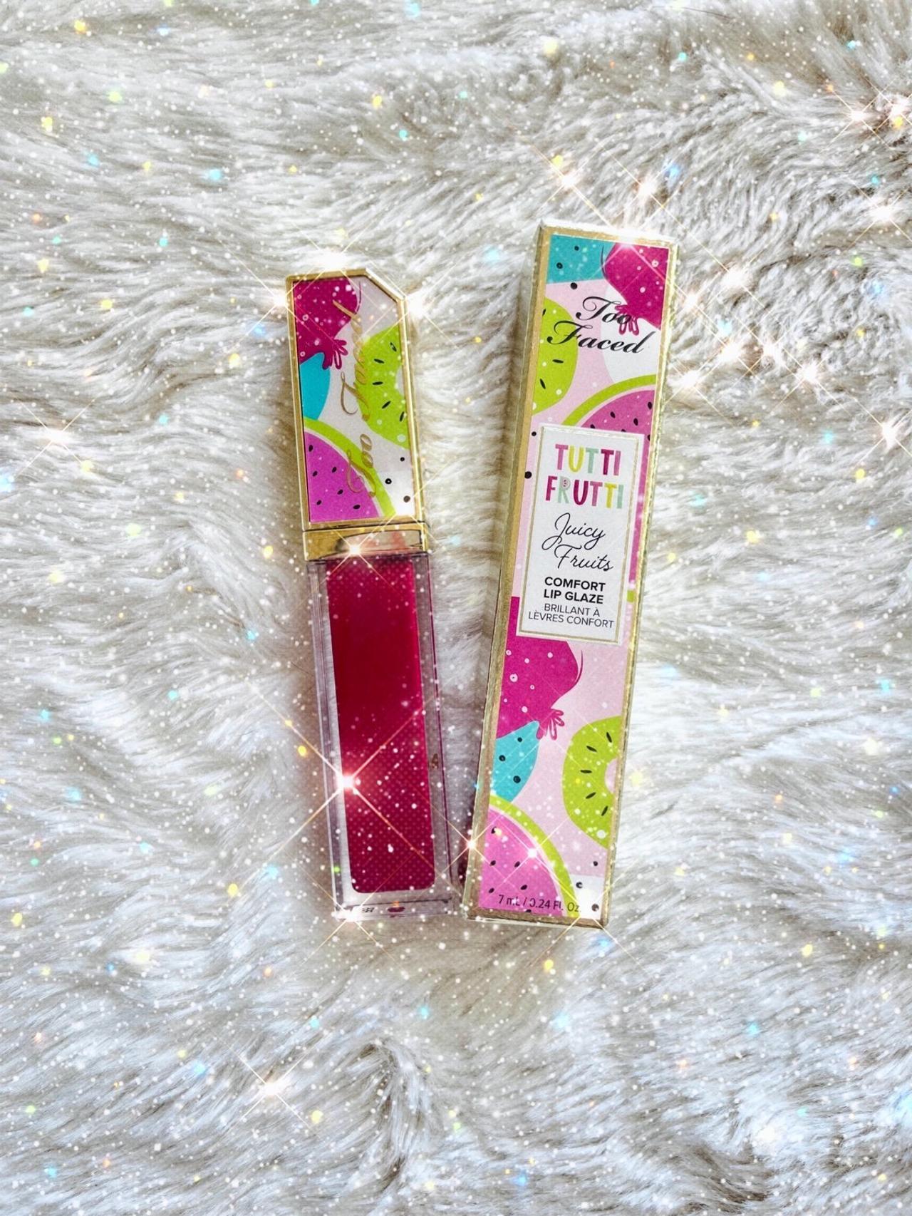 Too Faced Tutti Frutti Juicy Fruits Ruby Ripe Lip Glaze NIP READ