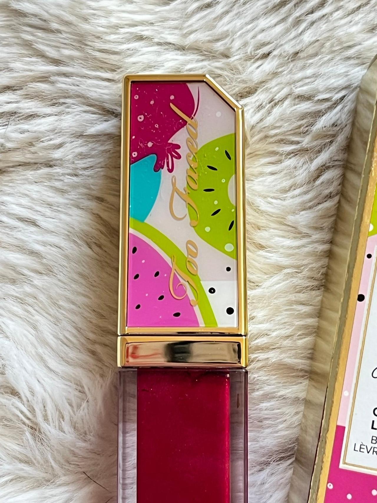 Too Faced Tutti Frutti Juicy Fruits Ruby Ripe Lip Glaze NIP READ — image 3