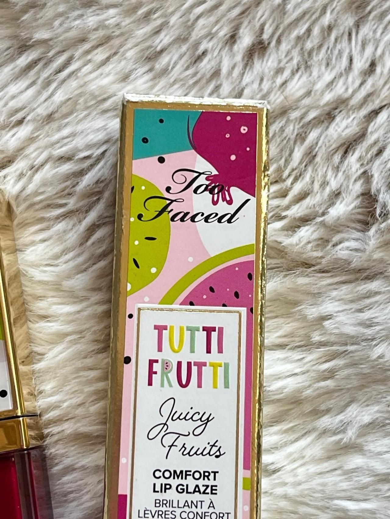 Too Faced Tutti Frutti Juicy Fruits Ruby Ripe Lip Glaze NIP READ — image 4