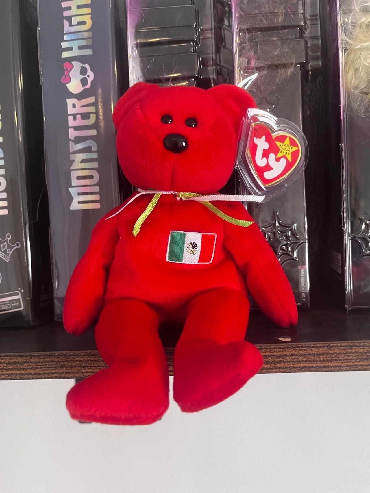 Ty Beanie Babies Osito The Bear (#1) TAG ERRORS NEAR MINT CONDTION