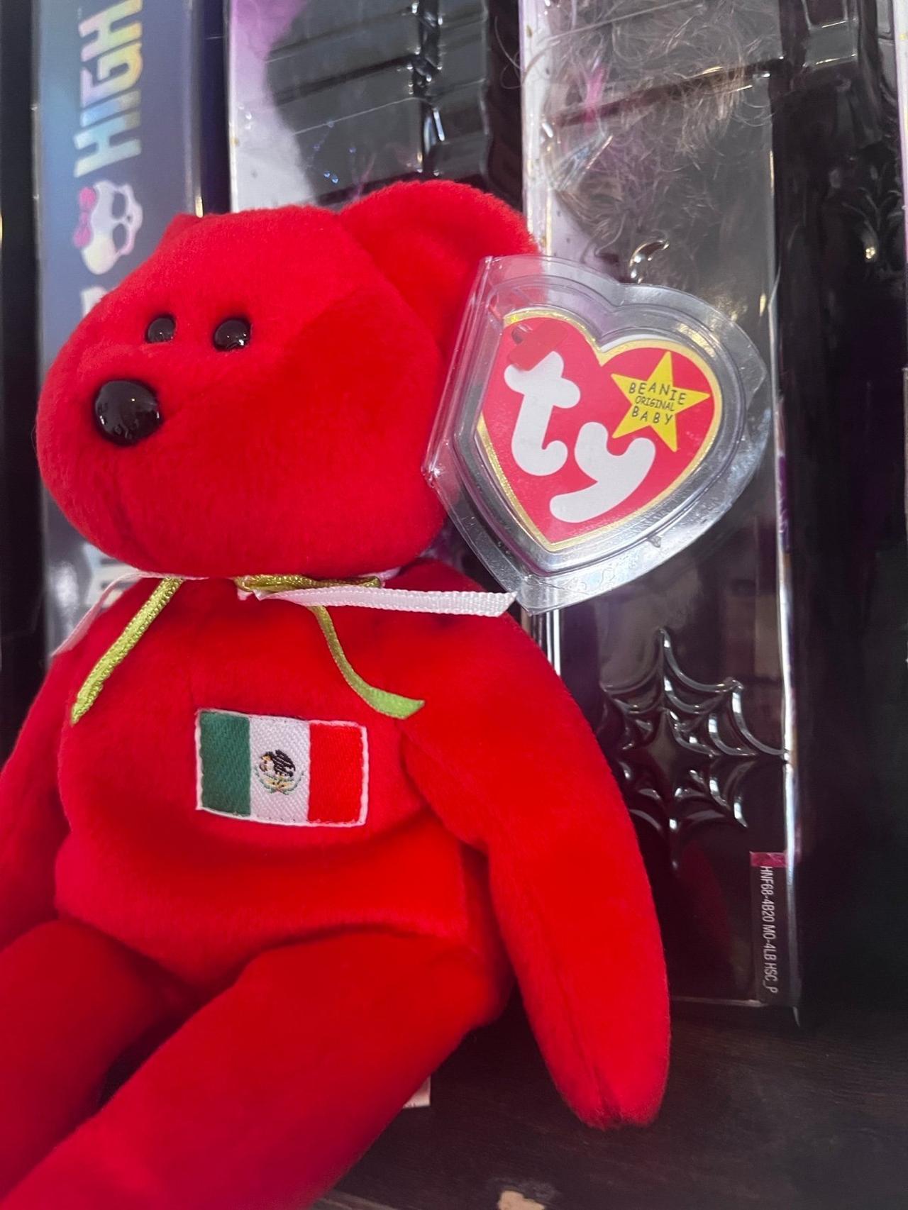 Ty Beanie Babies Osito The Bear (#1) TAG ERRORS NEAR MINT CONDTION — image 2