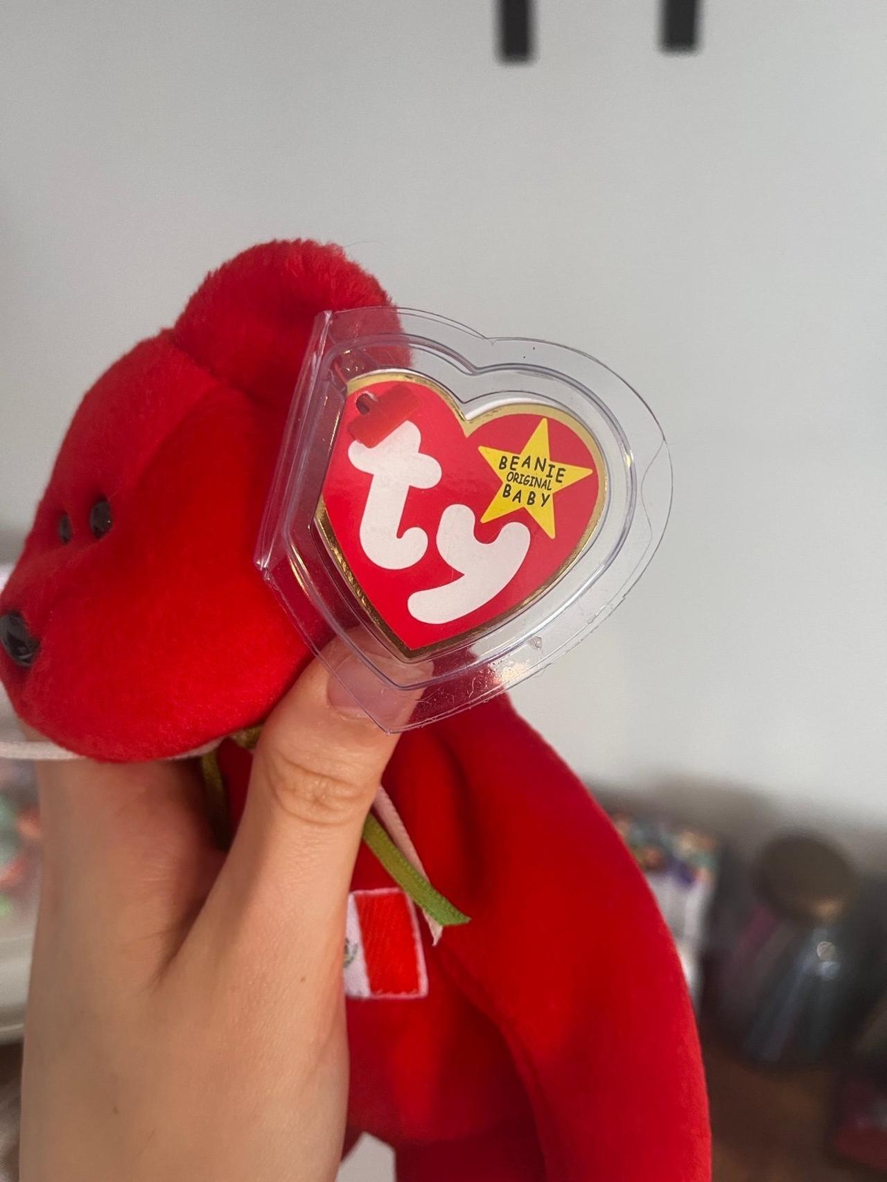 Ty Beanie Babies Osito The Bear (#1) TAG ERRORS NEAR MINT CONDTION — image 5
