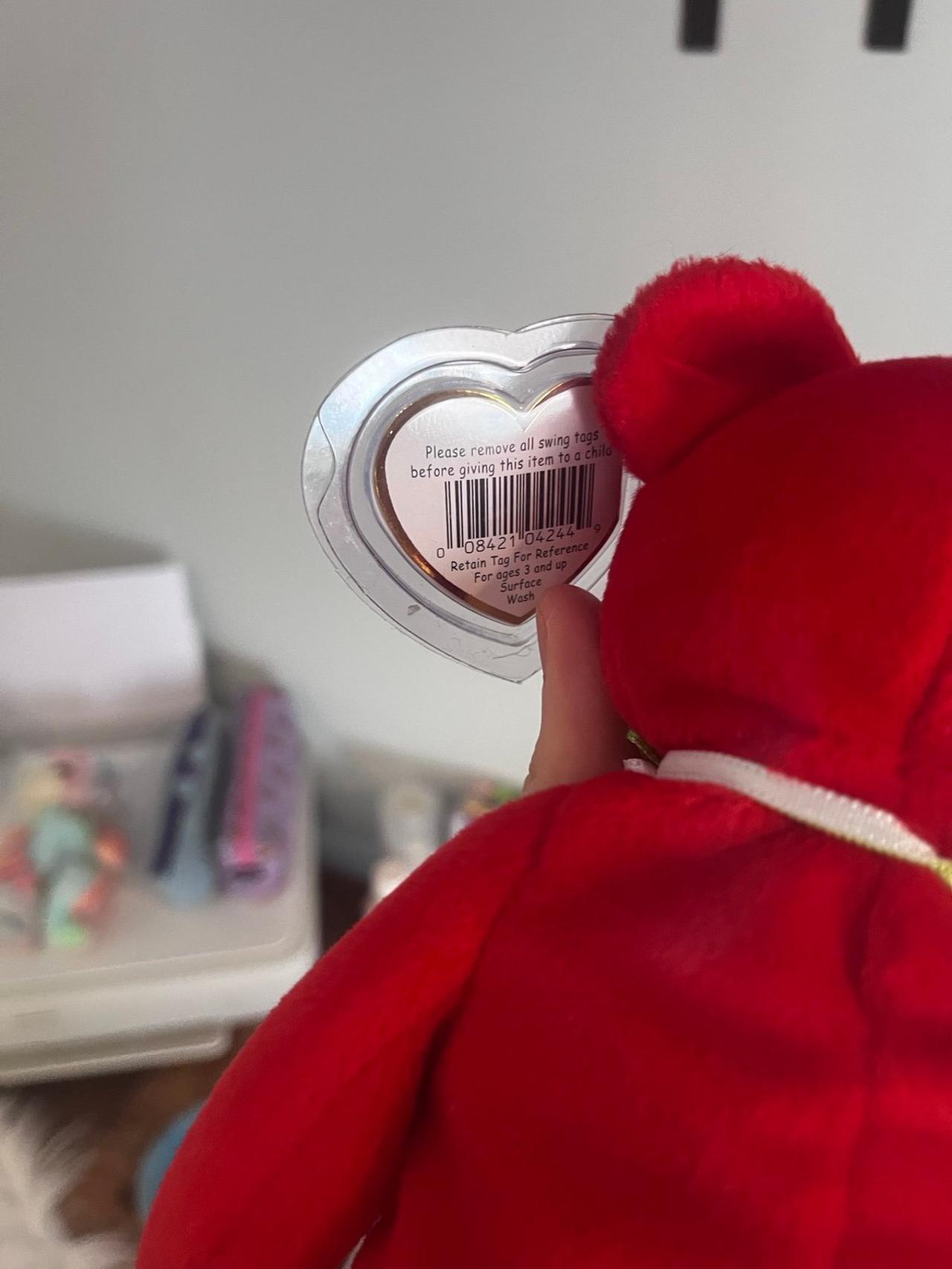 Ty Beanie Babies Osito The Bear (#1) TAG ERRORS NEAR MINT CONDTION — image 7