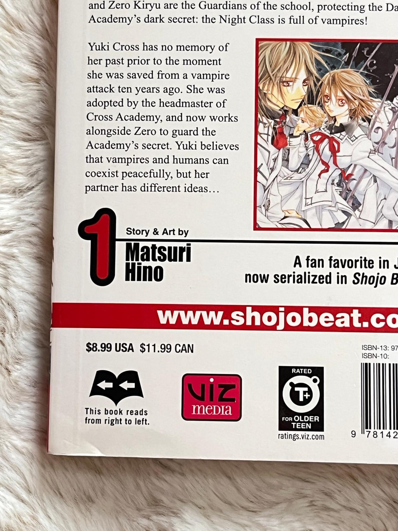 Vampire Knight by Matsuri Hino Vol 1 Near Mint 4th Print SB READ — image 7