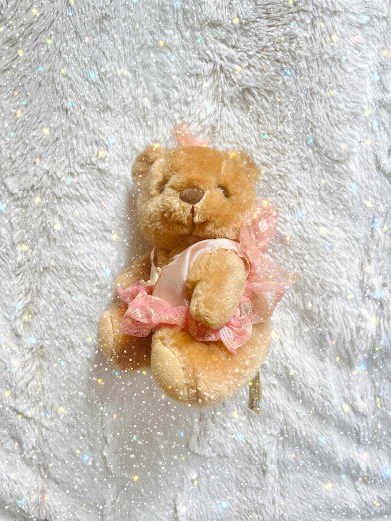 Vintage Russ Berrie Norina Ballerina Bear Plush 5-6” USED Without Tags READ