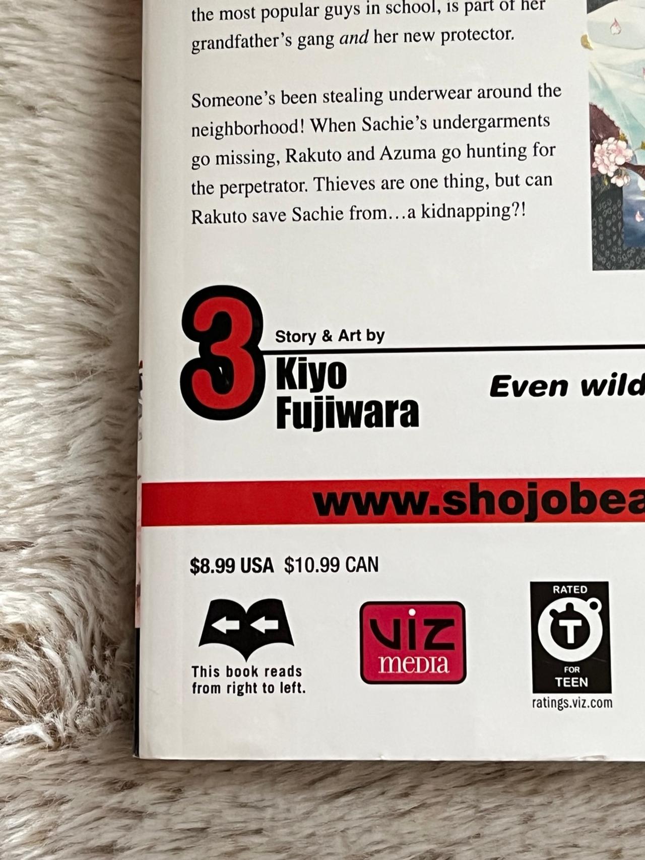 Wild Ones by Kiyo Fujiwara Vol 3 Near Mint 1st Print Shoujo Beat READ — image 7