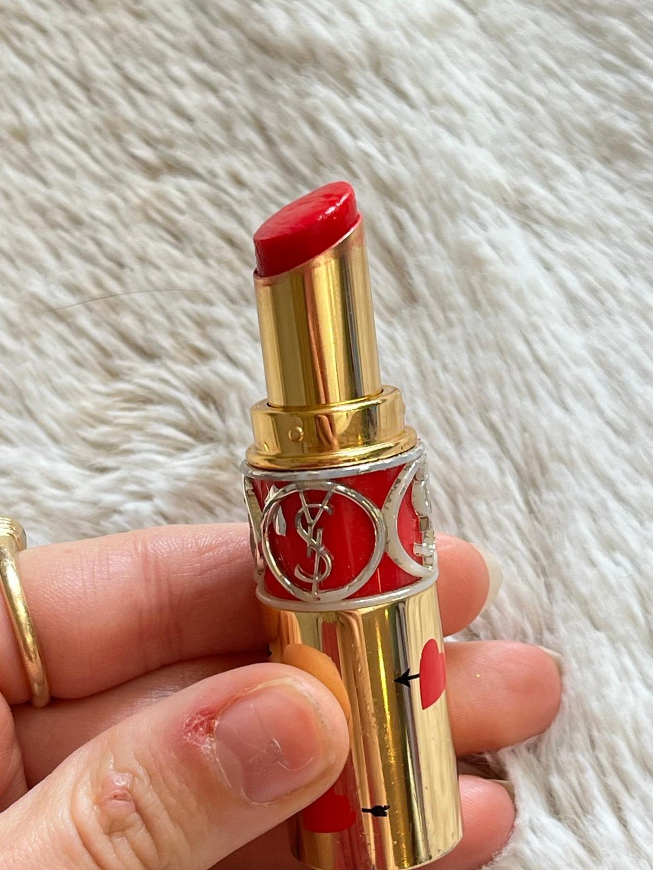 YSL Yves Saint Laurent Valentines Limited Edition Shine Lipstick 62R903 45 READ — image 10