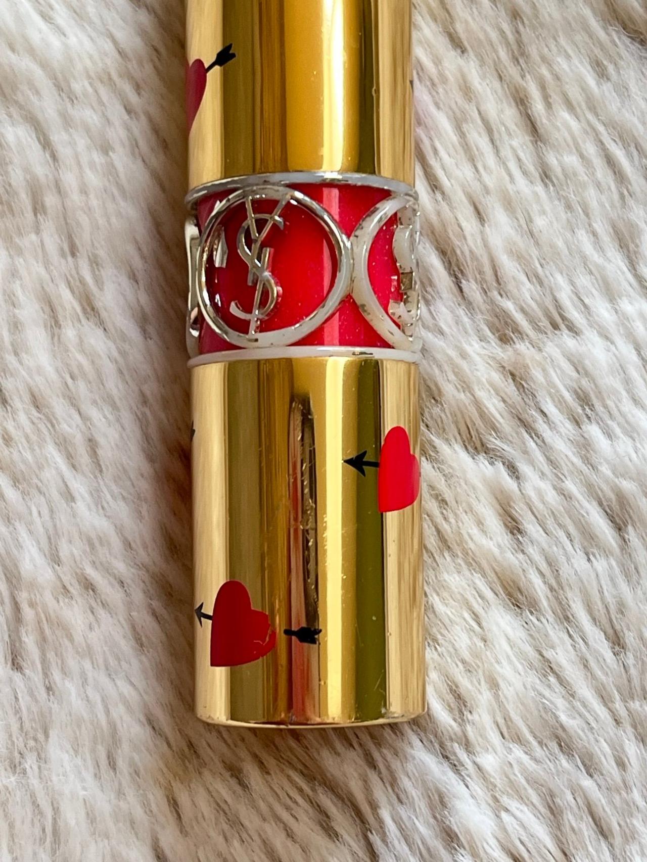 YSL Yves Saint Laurent Valentines Limited Edition Shine Lipstick 62R903 45 READ — image 2
