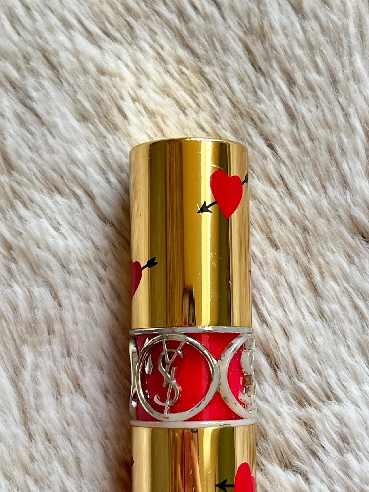 YSL Yves Saint Laurent Valentines Limited Edition Shine Lipstick 62R903 45 READ — image 3