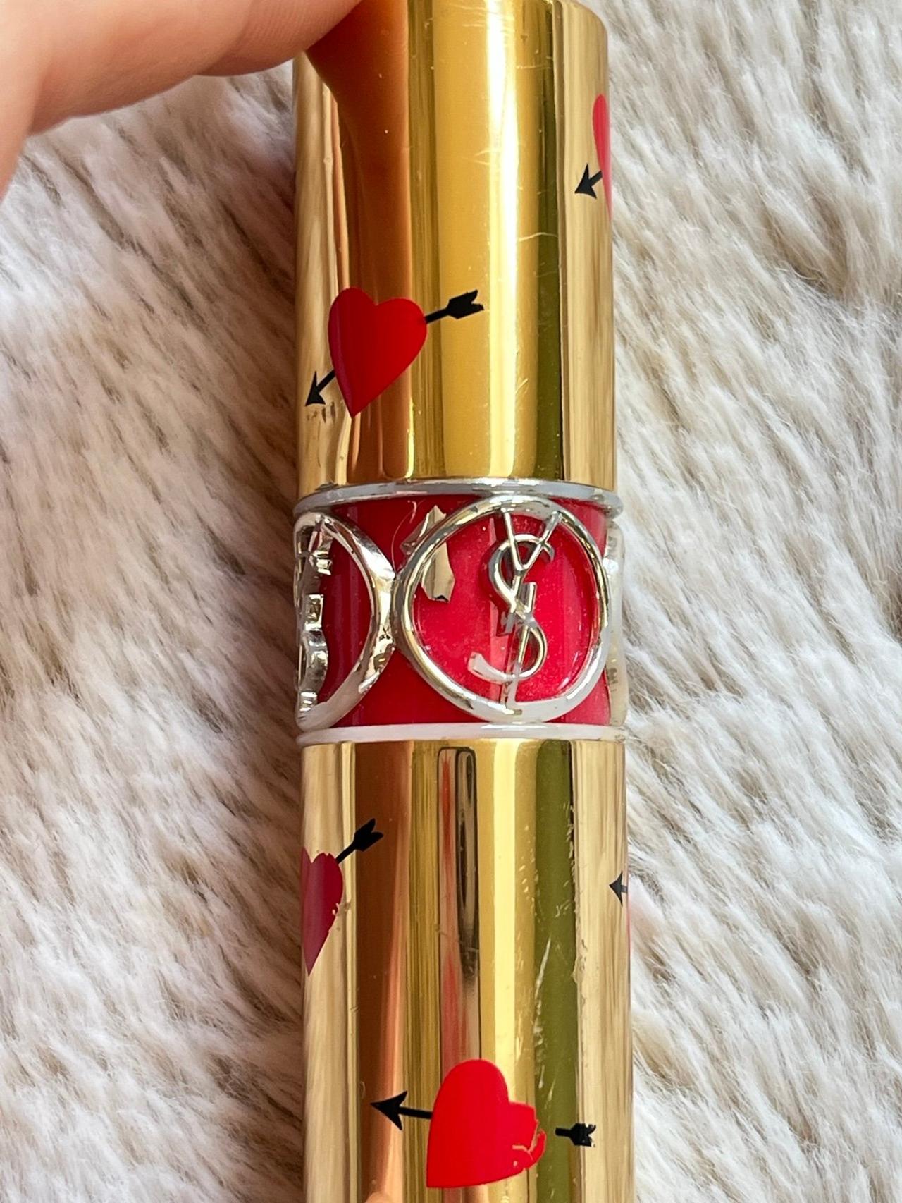 YSL Yves Saint Laurent Valentines Limited Edition Shine Lipstick 62R903 45 READ — image 4