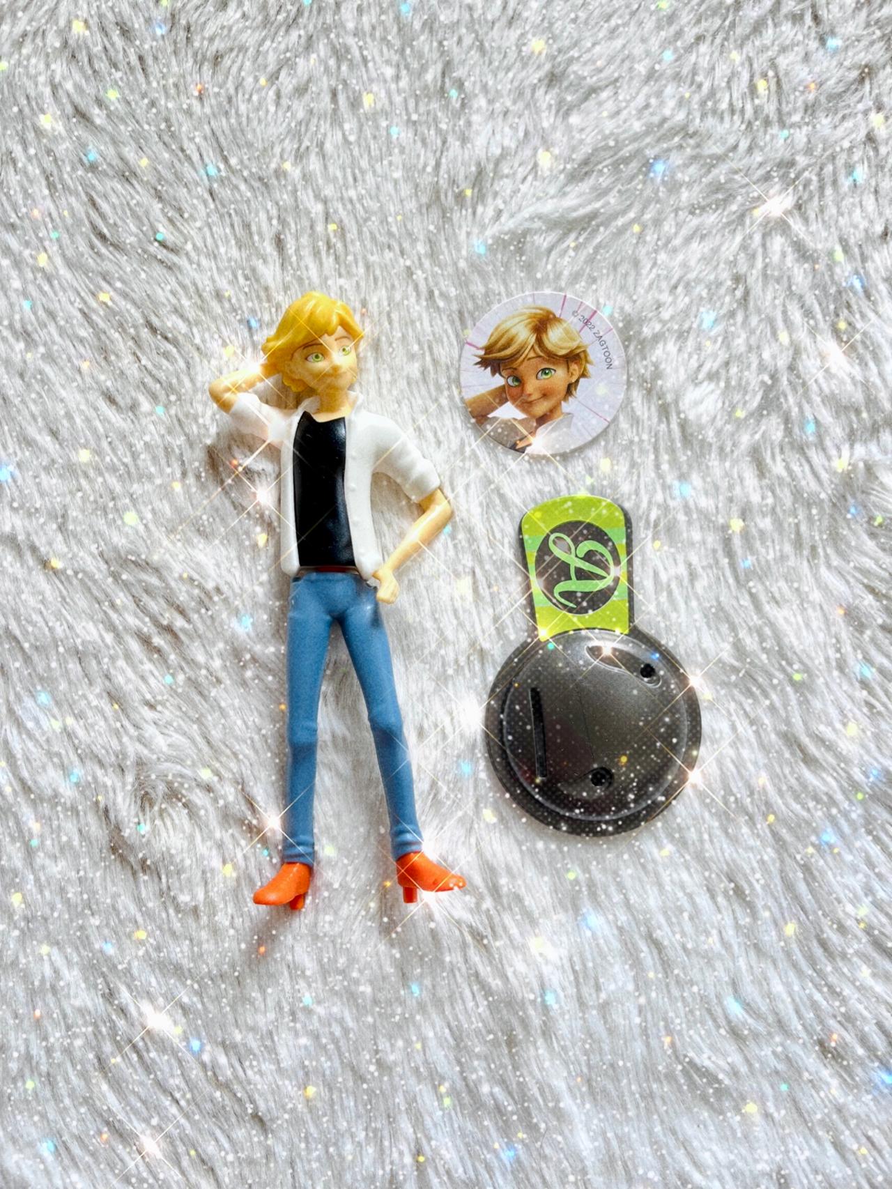 Zagtoon x Kinder 2022 Miraculous Ladybug Adrian Figure LNWOP READ